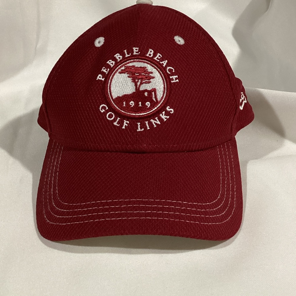 New Era Red Pebble Beach Golf Links Hat